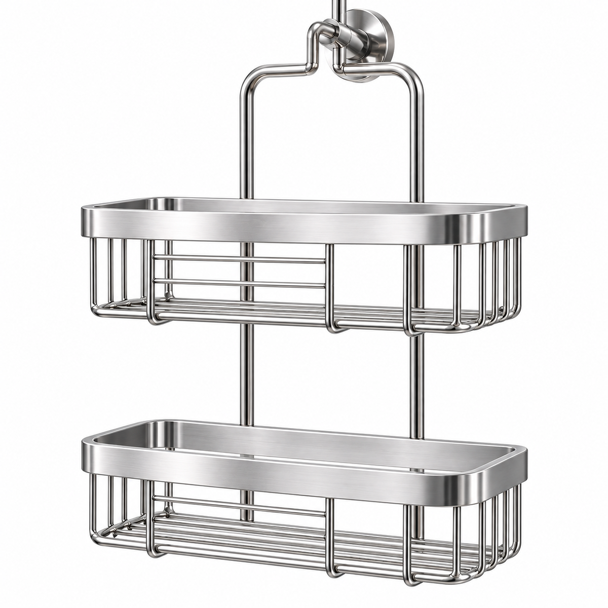 verabath™ Shower Caddy Organizer with Modern Bathroom Storage & Space Organization