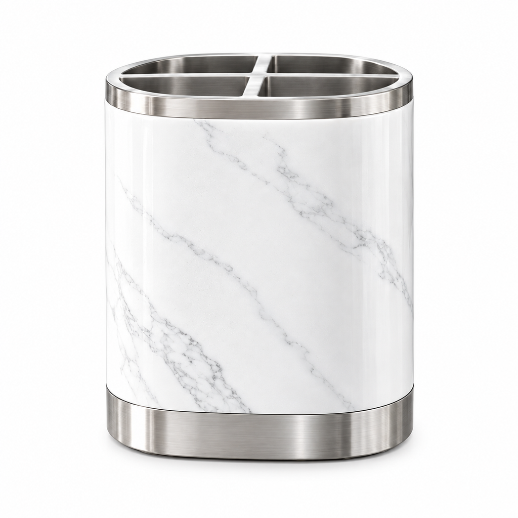 verabath™ Toothbrush Holder with Minimalist Storage & Bathroom Organization