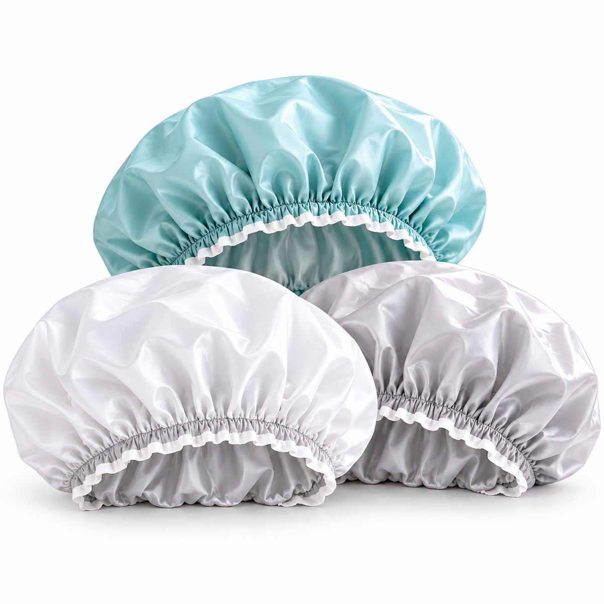 verabath™ Shower Cap Set with Hair Protection & Comfortable Shower Use